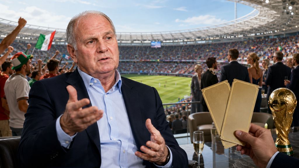 illustration IA: Uli Hoeneß attaque la FIFA sur les prix des billets du Mondial 2026, la finale chère et l’accès des fans
