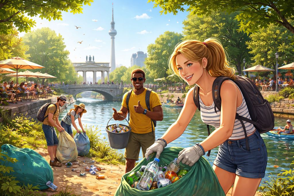 Berlin introduces BerlinPay: tourists receive perks instead of money for cleaning riverbanks and city waters