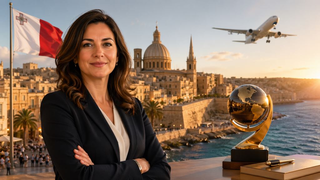 Michelle Buttigieg erhält Global Traveler-Preis, Malta festigt seine Position auf dem nordamerikanischen Markt