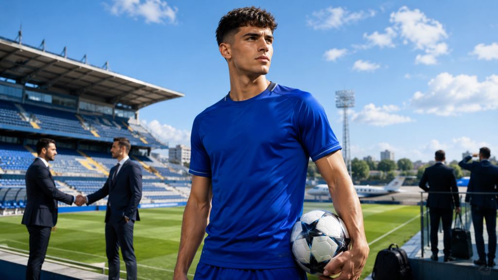 AI ilustracija: Dinamo traži veliki iznos za Sergija Domingueza nakon brze afirmacije stopera iz Barcelone u Zagrebu