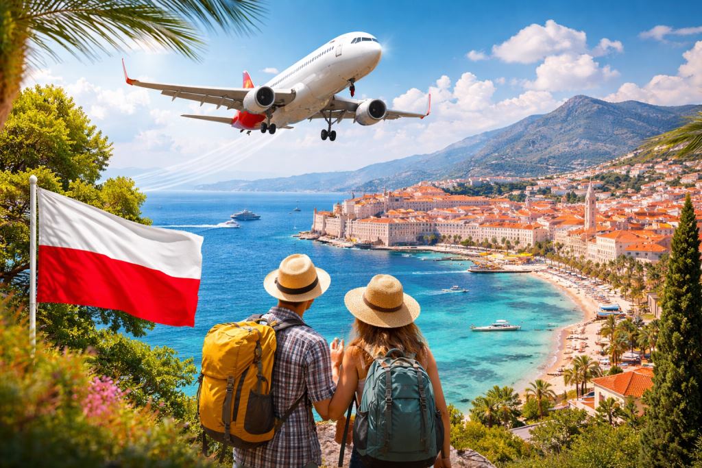 Loty z Polski do Chorwacji w 2026 roku ruszają już w marcu, a siatka połączeń rozszerza się na Zagrzeb, Split i Rijekę