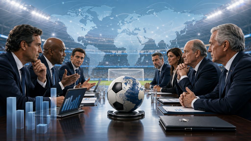 KI-Illustration: FIFA kontert UEFA: Private Investitionen bleiben geplant, während die Boykottdrohung den Fußball spaltet