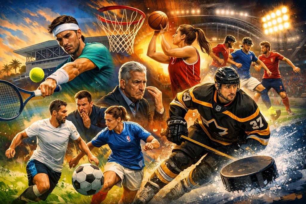 Gestern, heute, morgen: Miami Open, Arsenal und Chelsea, NCAA sowie NBA und NHL in Tagen, die die Saison verändern