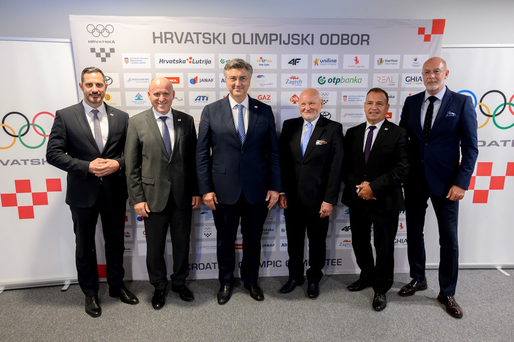 Premijer Plenković posjetio novo sjedište HOO-a u Zagrebu i najavio podršku sportašima za Olimpijske igre u Parizu