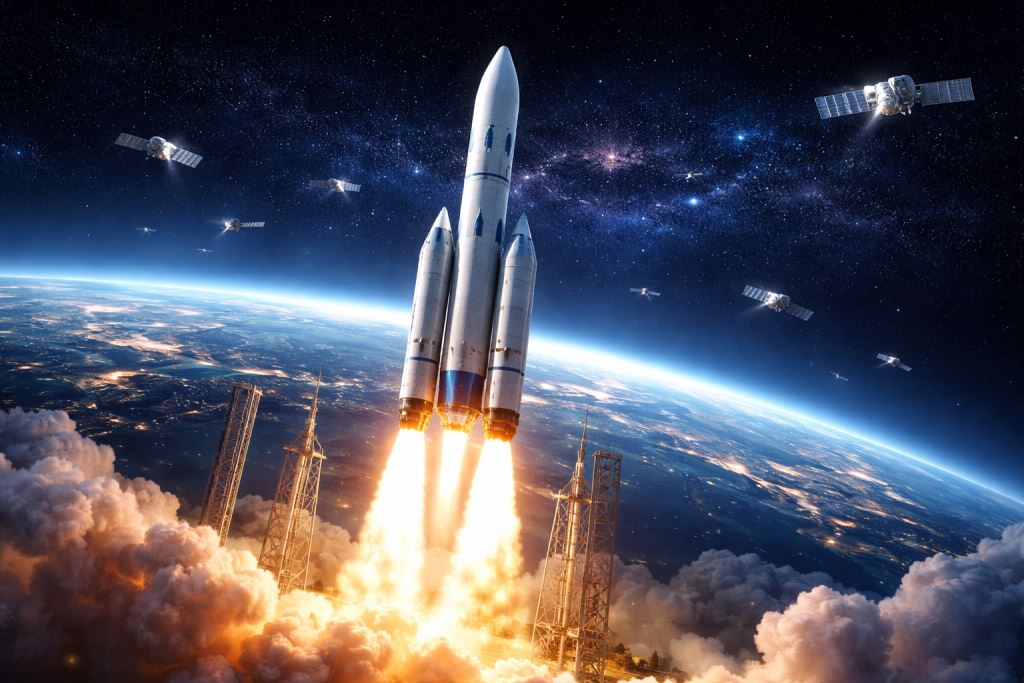 Ariane 6 po raz pierwszy wystartowała w wersji z czterema boosterami i wyniosła na orbitę 32 satelity Amazona dla sieci Leo