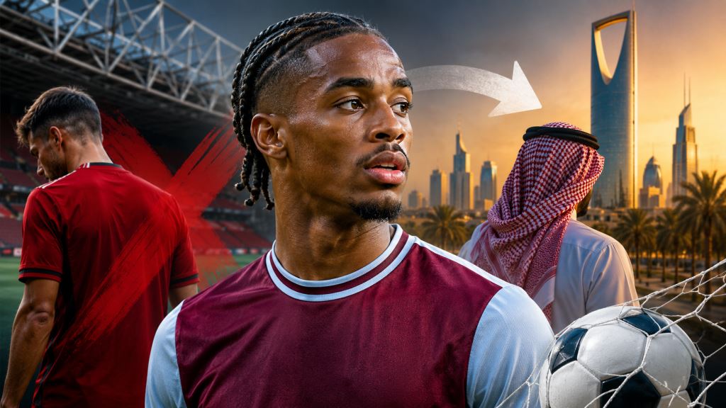 KI-Illustration: Manchester United verpasst Summerville: Al-Hilal schließt Transfer über bis zu 60 Millionen Pfund ab