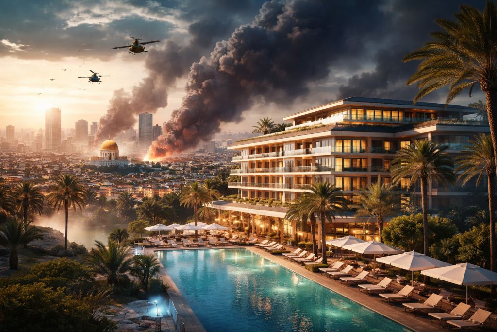 Pourquoi Israël construit des hôtels de luxe en pleine guerre alors que le tourisme vacille et que les visiteurs étrangers choisissent encore des destinations plus sûres