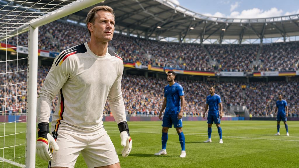 AI ilustracija: Manuel Neuer se vraća na gol Njemačke za otvaranje Svjetskog prvenstva protiv Curaçaa