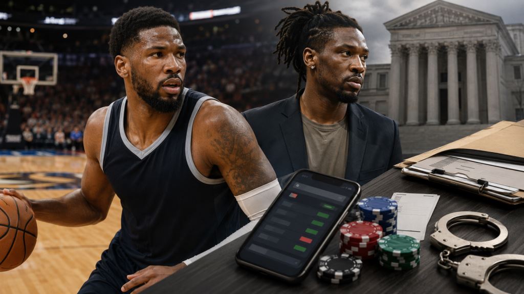 AI ilustracija: Malik Beasley i Ed Davis pod saveznom optužnicom zbog klađenja koje trese integritet NBA lige i Bucksa