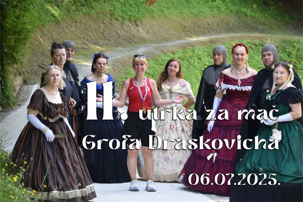 Race for the sword of Count Draskovich 2025: Experience history and running in fairytale Trakošćan with new challenges