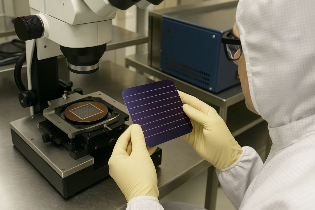 German scientists and ESA developed a revolutionary method for producing solar cells for space using inkjet technology