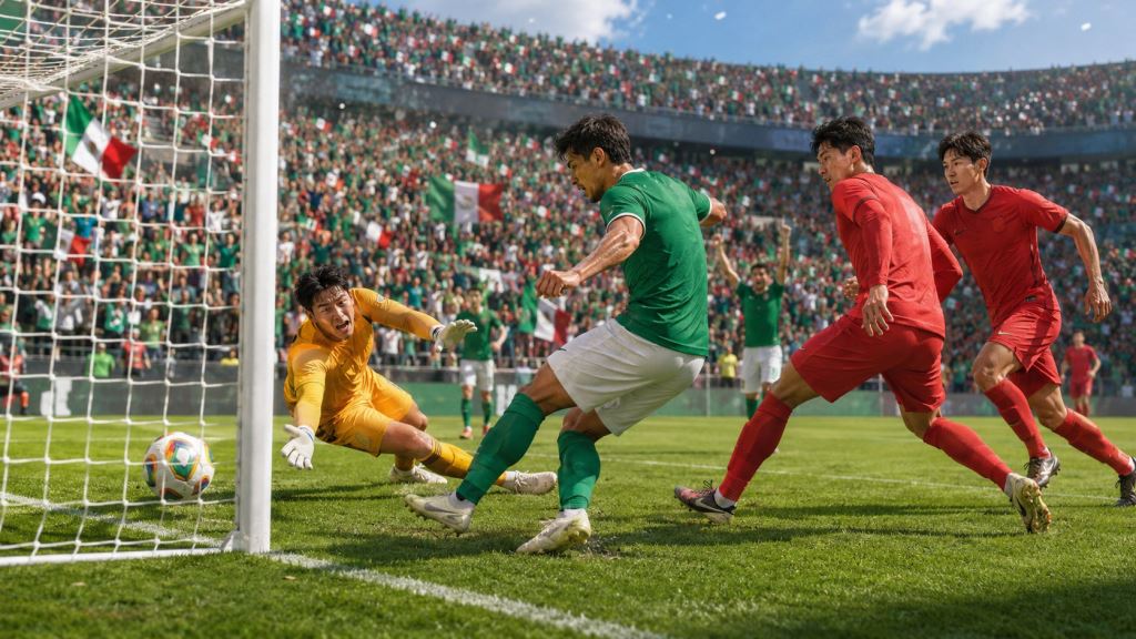 AI ilustracija: Meksiko nakon pobjede nad Južnom Korejom prvi u nokaut-fazi Mundijala 2026 i čvrsto na vrhu skupine A