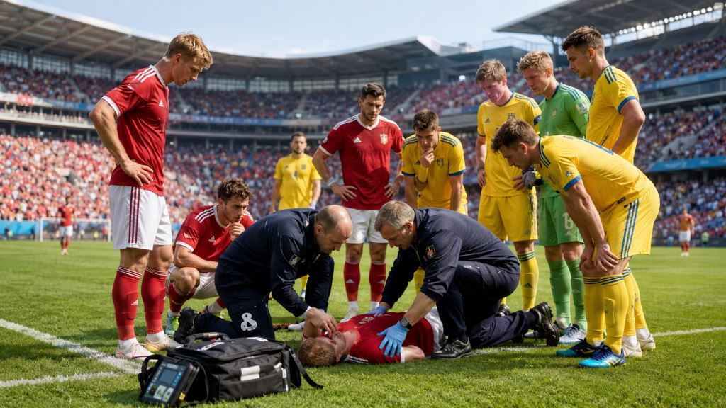Dänemark besiegt Ukraine 2:1 in Odense, medizinischer Notfall um Christian Eriksen überschattet Testspiel