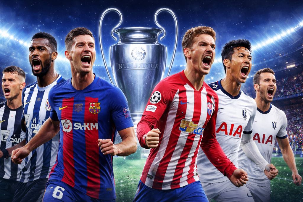 Die Champions League geht in die K.-o.-Phase: Newcastle und Barcelona sowie Atletico und Tottenham eröffnen die Woche der großen Duelle