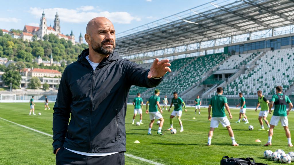 KI-Illustration: Željko Sopić bei Kauno Žalgiris: Litauens Meister vor dem Härtetest in der Champions-League-Quali im Juli