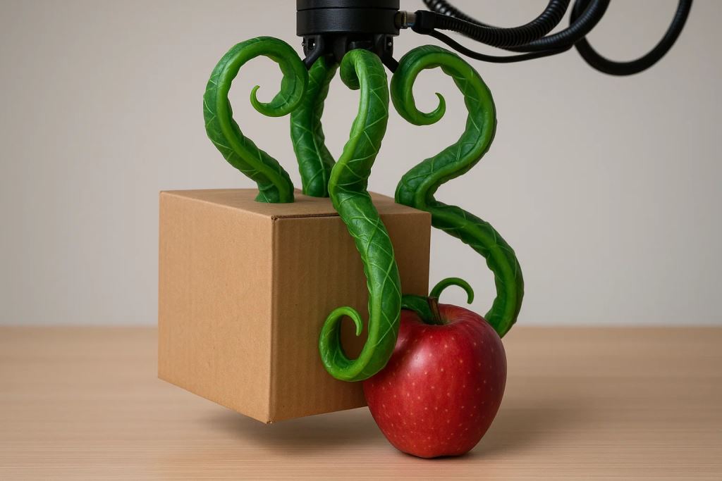 Vine-inspired gripper robot: gently lifts fragile and heavy items and helps with patient transfer