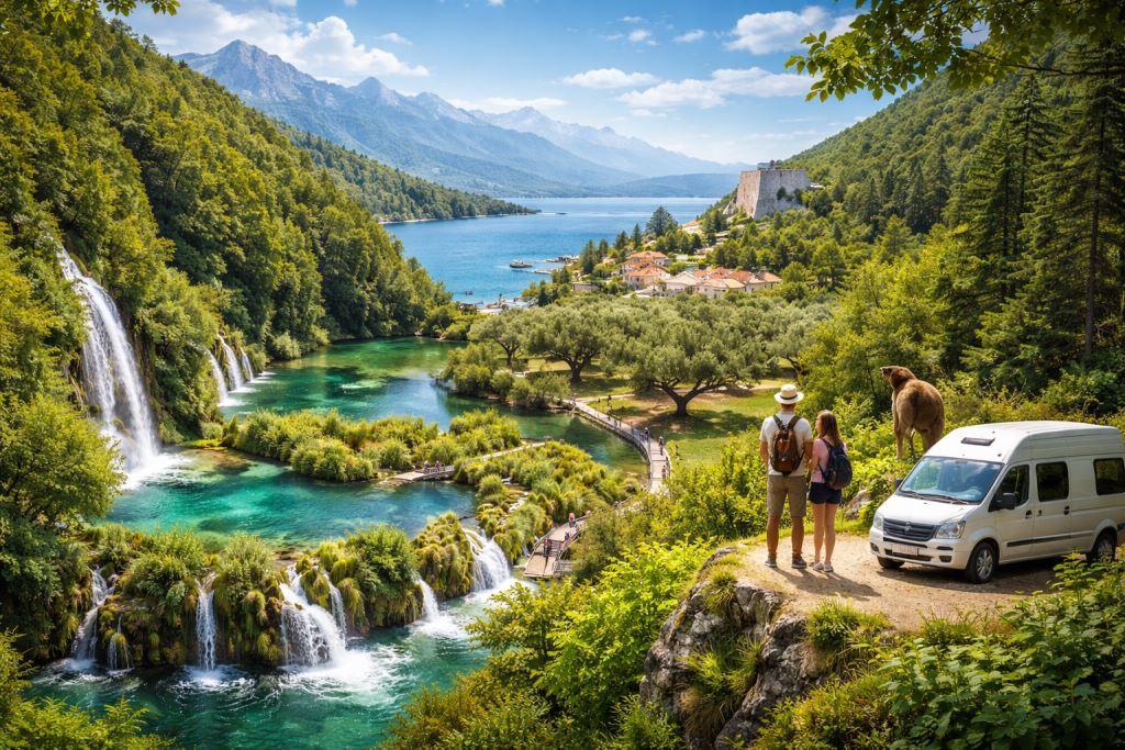 Plitvice Lakes on the cover of an Italian magazine, Lika presented as a destination for sustainable holidays