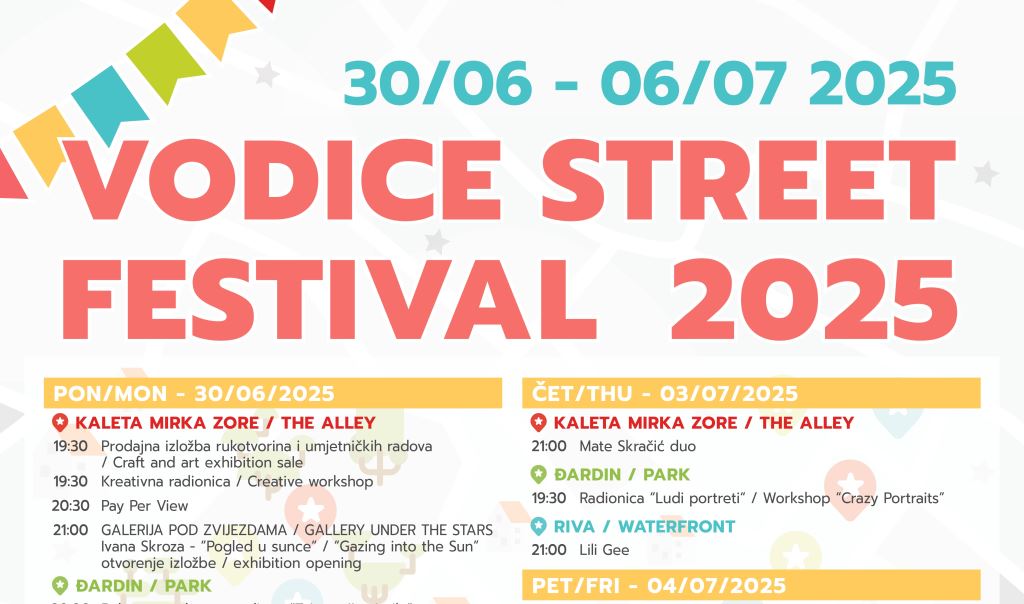 Experience July in Vodice: Festivals, Dražen Zečić concerts and Jazz & Blues pleasure on the waterfront