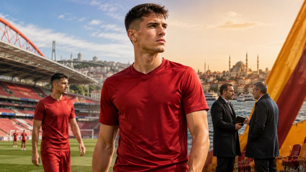 illustration IA: Galatasaray vise Franjo Ivanović, Benfica exige un transfert définitif ou un prêt avec achat obligatoire