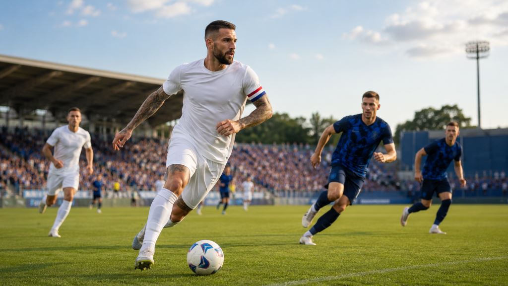 AI illustration: Marko Livaja set for Hajduk starting return against Varaždin in the opening round of the Croatian league season