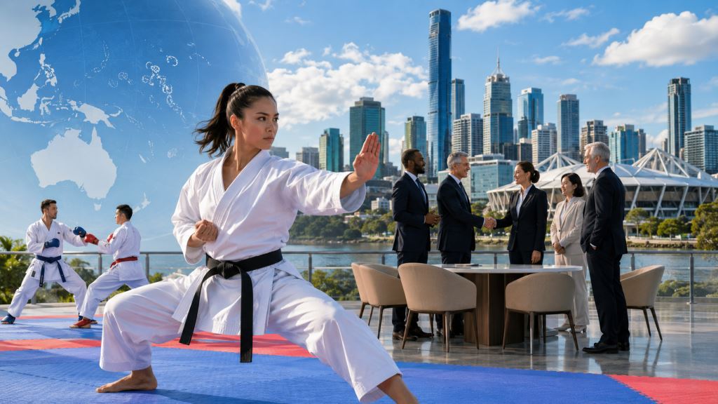 Karate strengthens Olympic campaign for Brisbane 2032 after WKF and IOC talks in Auckland