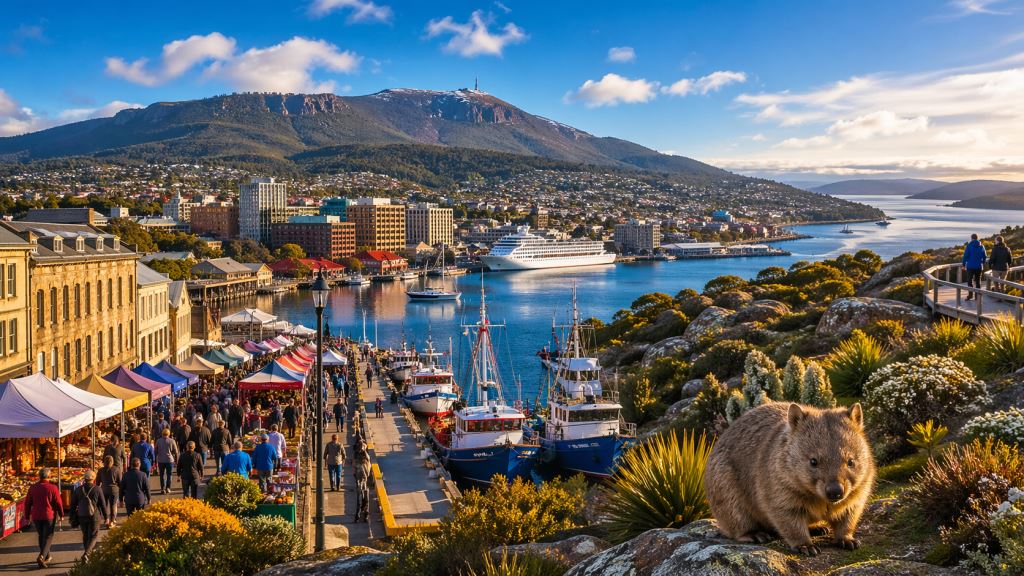 Hobart u Tasmaniji bez prenapuhanosti: luka, Salamanca Market, MONA i izleti na kunanyi i Bruny Island
