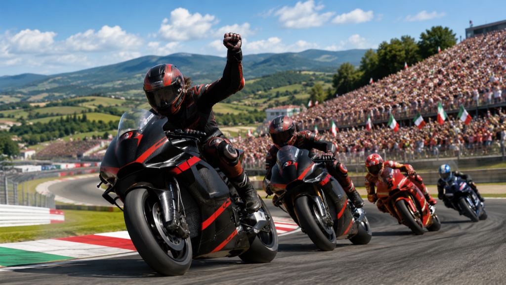 Bezzecchi wygrywa w Mugello przed Martinem, Aprilia świętuje dublet w Grand Prix Włoch MotoGP po walce