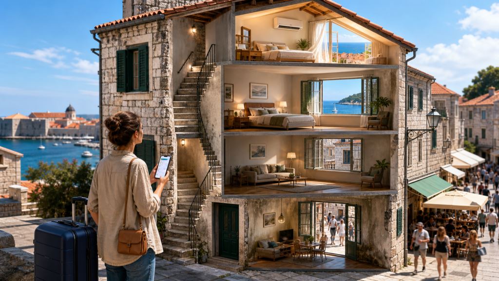 Por qué la planta del alojamiento es un detalle importante al reservar apartamentos, hoteles y alquileres de corta estancia para un descanso tranquilo
