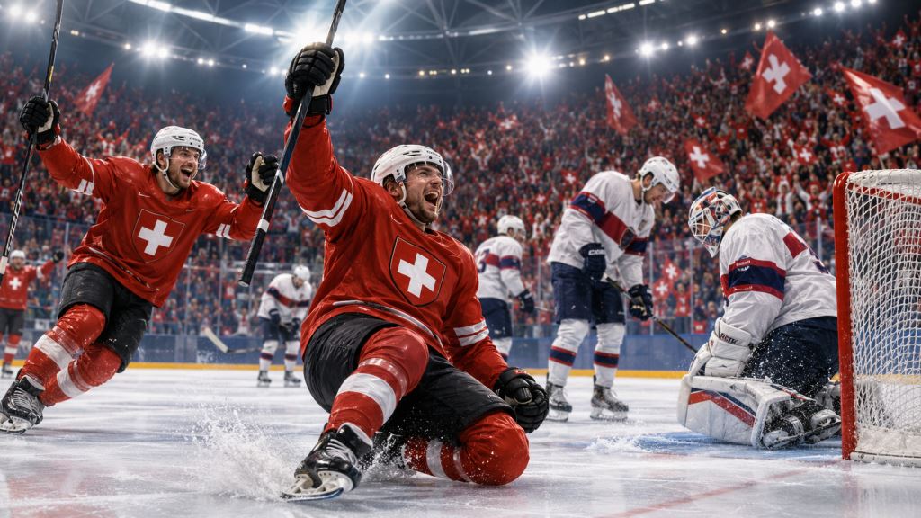 Schweizer Eishockey-Nationalteam Besiegt Norwegen 6:0 und Erreicht Das WM-Finale 2026 in Zürich