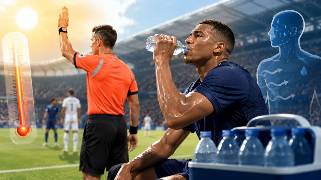 AI ilustracija: Mbappé o pauzama za hidraciju na Svjetskom prvenstvu: FIFA-ino pravilo dijeli igrače, trenere i taktiku