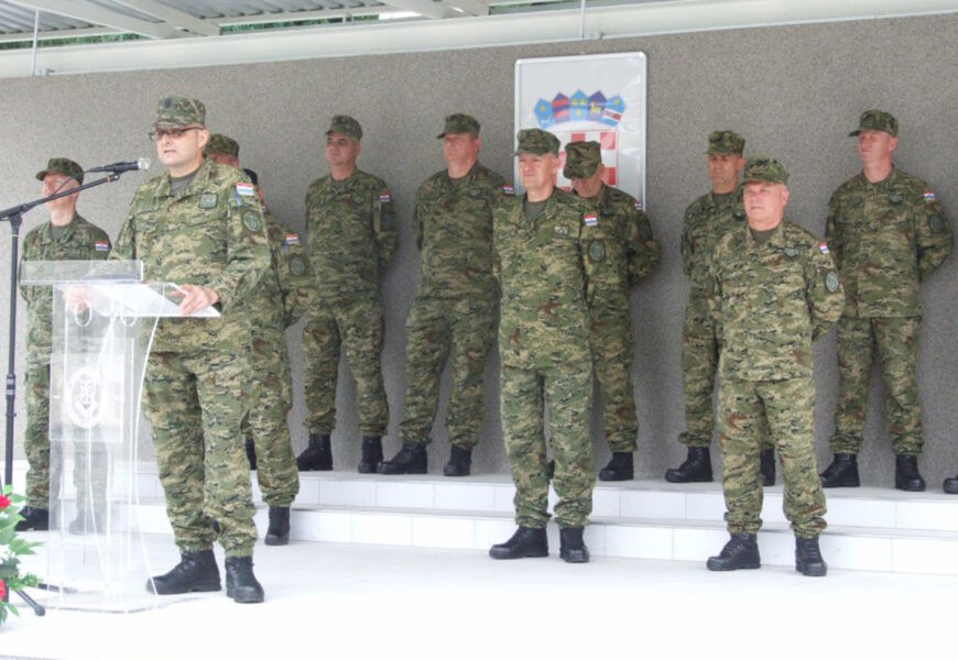 Ceremony of completion of the 66th generation of basic NCO training at the NCO School "Damir Tomljanović Gavran"