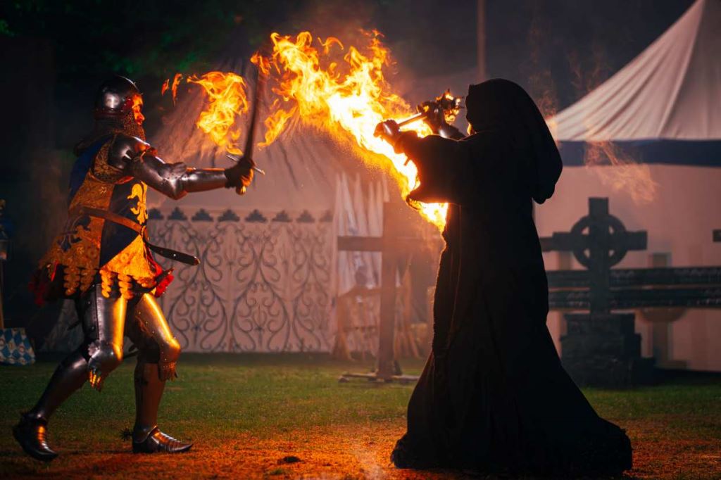 El festival medieval de Svetvinčenat atrajo a 15.000 visitantes: un espectáculo con el rey Arturo y hechizos de fuego