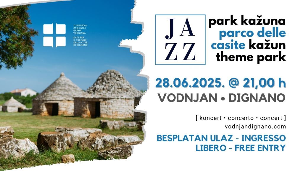 Jazz unter den Sternen in Vodnjan: Musikalische Magie mit Top-Musikern im einzigartigen Ambiente des Kazun-Parks