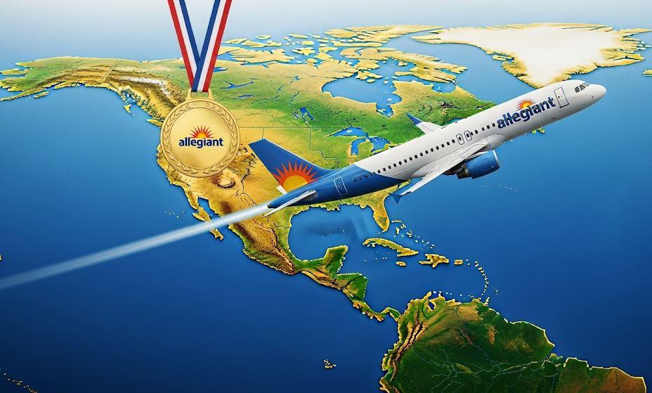 Allegiant zum zweiten Mal in Folge als bester Billigflieger Nordamerikas bei den Skytrax Awards ausgezeichnet