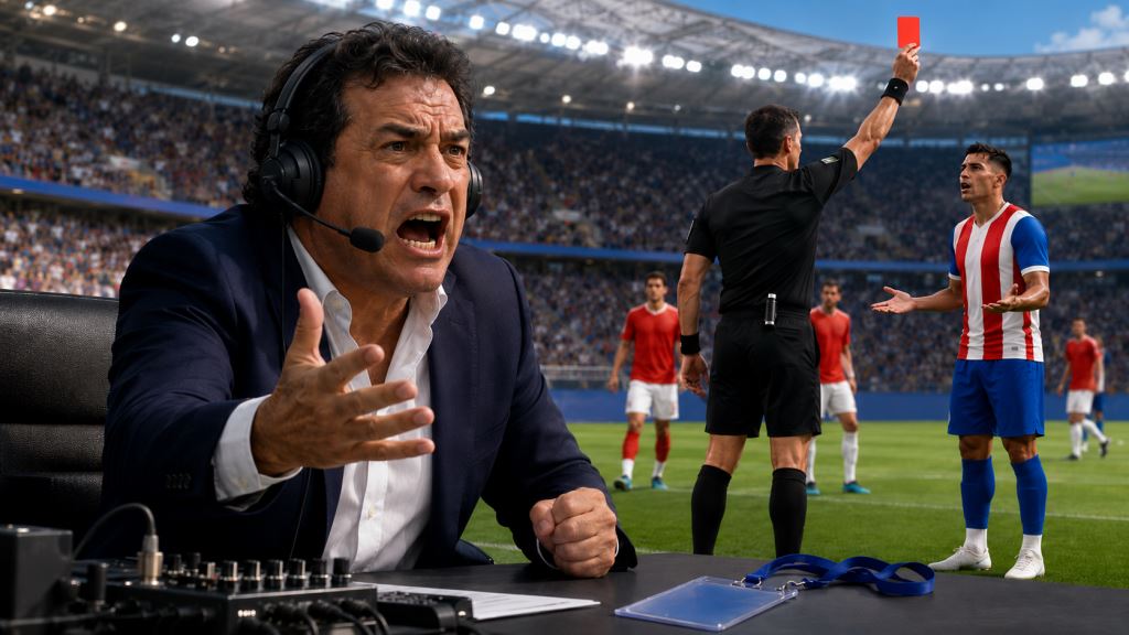 AI ilustracija: Paragvajski komentator Jorge Vera ostao bez FIFA akreditacije nakon ispada uživo na Svjetskom prvenstvu