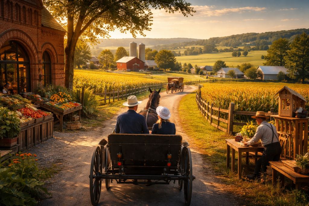 Lancaster County u Pennsylvaniji: slow travel vodič kroz amishko nasljeđe, tržnice i ruralni ritam