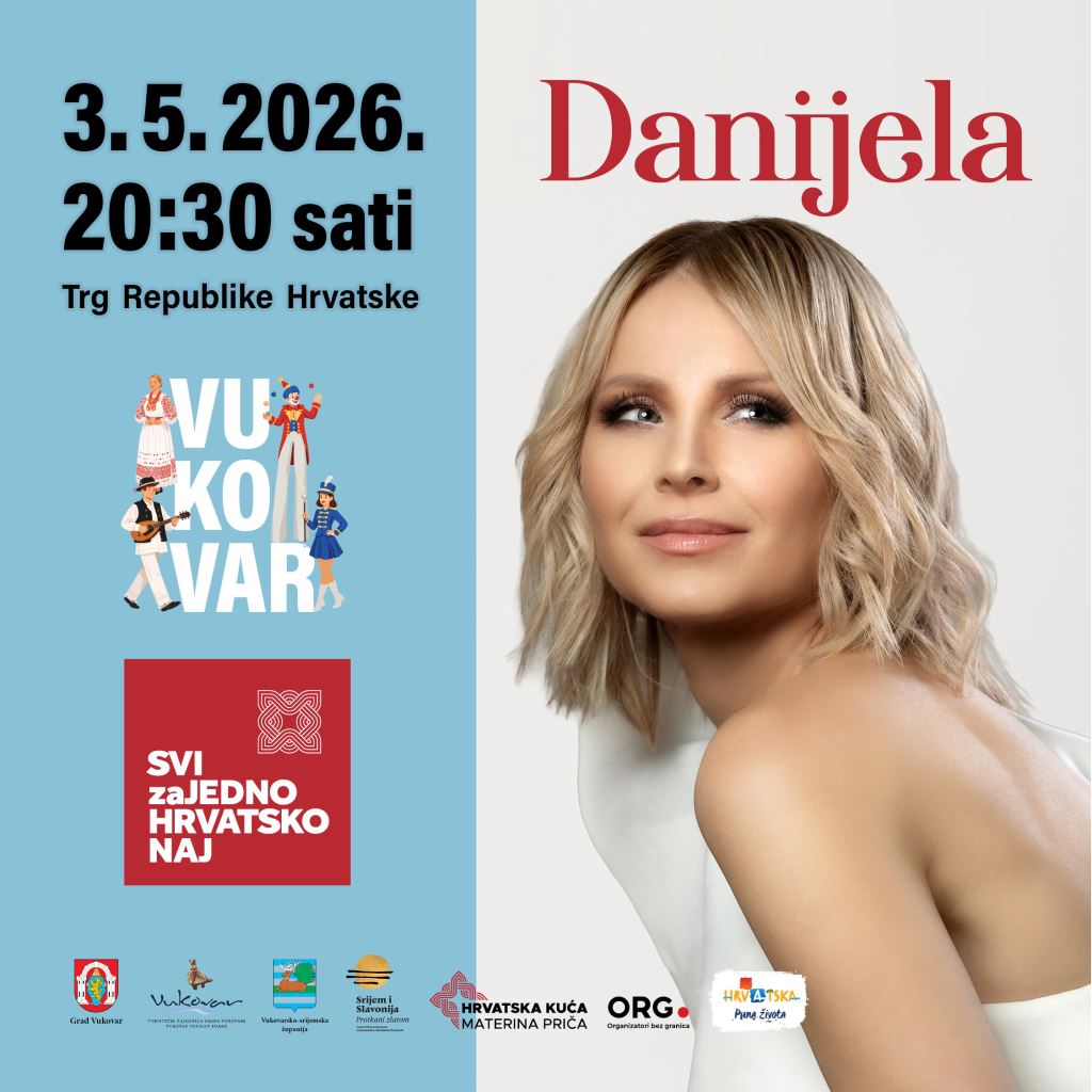 Vukovar od 1. do 3. svibnja domaćin festivala „SVI zaJEDNO HRVATSKO NAJ” s bogatim programom za Dan grada