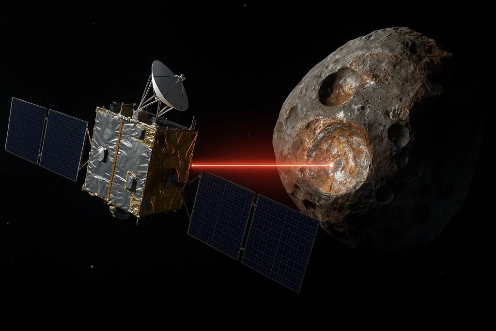 Space revolution: ESA and NASA establish first laser link to Psyche mission at 265 million kilometers