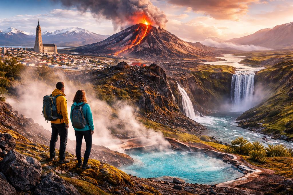 Reykjavík kao vrata Islanda: vulkani, termalni izvori i put prema prirodnim ljepotama dalekog sjevera