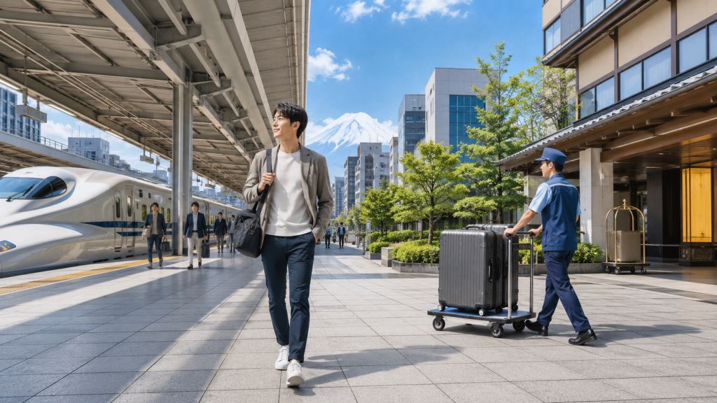 Japón sin maletas pesadas: envío de equipaje, Shinkansen y hoteles cerca de estaciones para viajar mejor