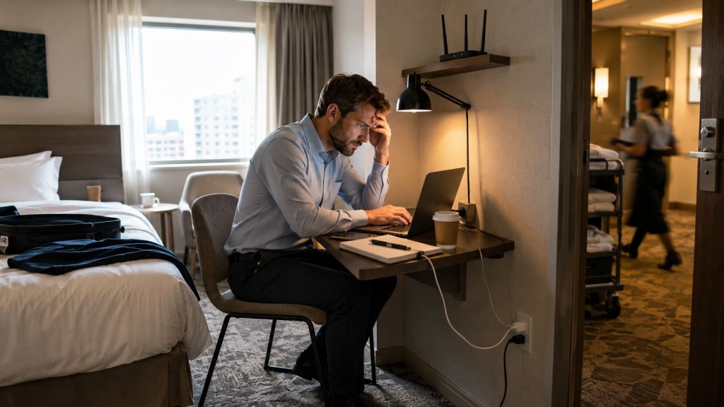 Cómo elegir un hotel para trabajar de viaje: Wi-Fi, habitación tranquila y escritorio útil