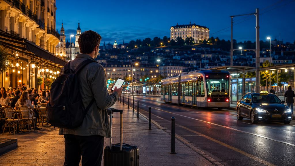 Hotel außerhalb des Zentrums beim Citybreak: Nachtverkehr, Taxi und die echten Kosten günstiger Zimmer