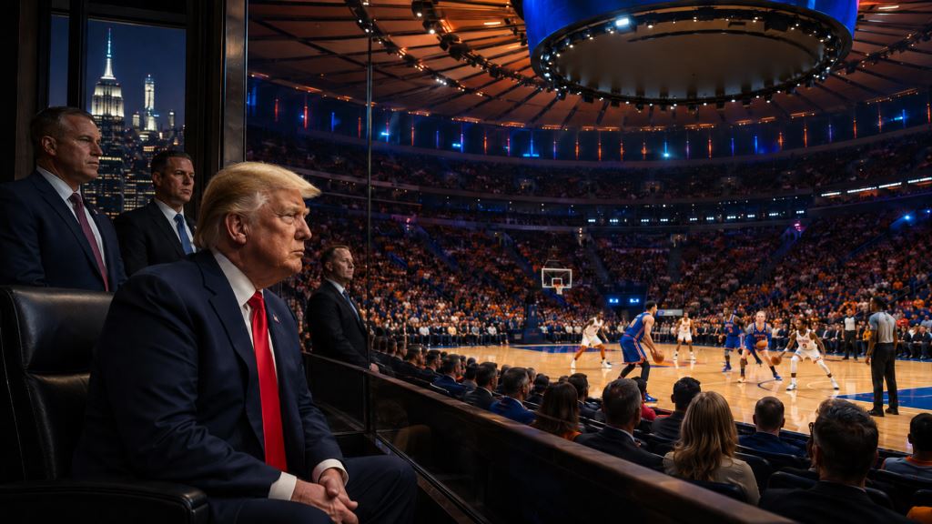 Trump Prévoit D’assister Aux Finales NBA À New York, Les Knicks Reviennent Sur La Grande Scène Du Garden