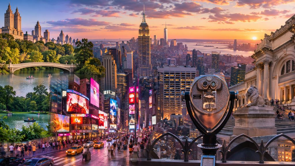 New York in a few days: Central Park, Times Square, museums, and a view from above that leaves the strongest impression