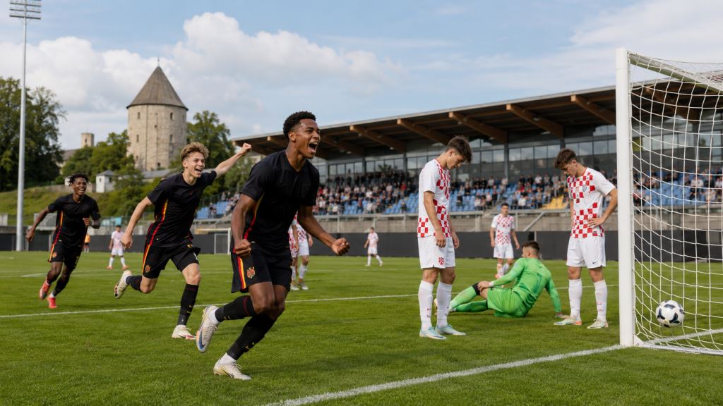 Croacia U17 cae 2-0 ante Bélgica en el estreno del Europeo UEFA Sub-17 2026 en Estonia