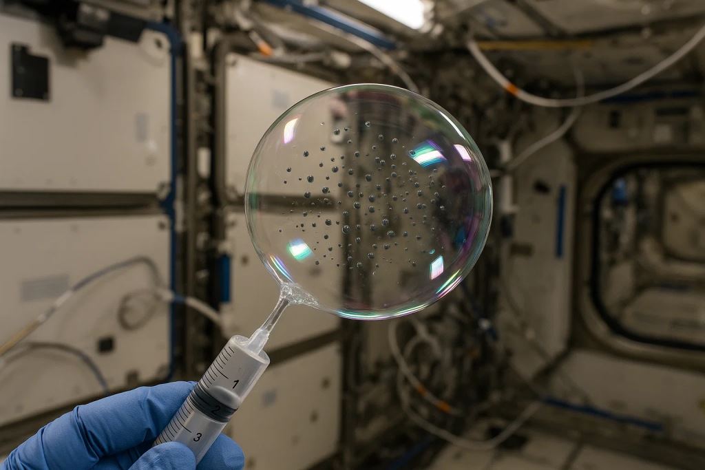 Revolution from space: How bubbles from the International Space Station are changing the future of early cancer diagnosis