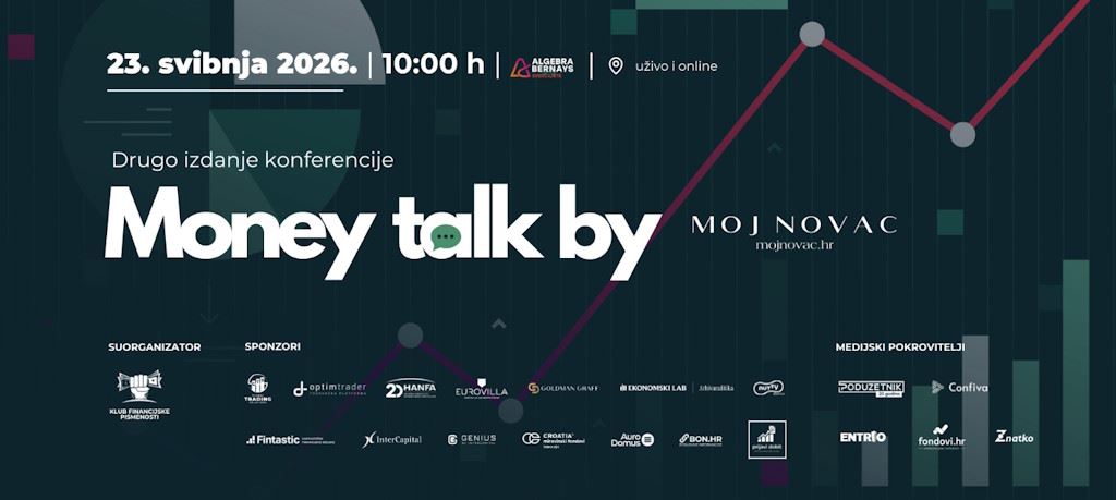MONEY TALK by mojnovac.hr 23. svibnja u Zagrebu otvara teme ulaganja, mirovine i financijske pismenosti