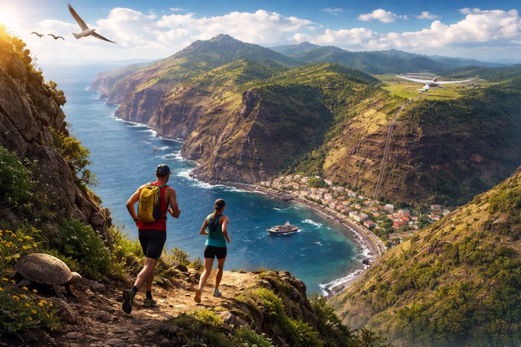 St. Helena 2027 startet mit dem entlegensten Marathon der Welt und einer Woche voller Abenteuer eine neue Ära des Tourismus