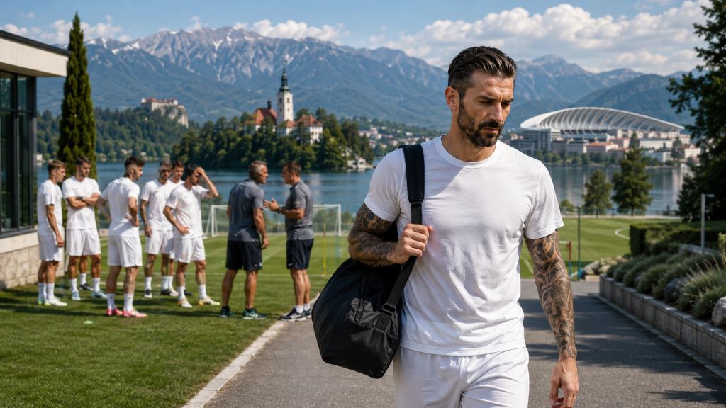 KI-Illustration: Marko Livaja vor Hajduk-Abschied nach Disziplinarfall in Bled und wachsender Unruhe in der Kabine des Klubs