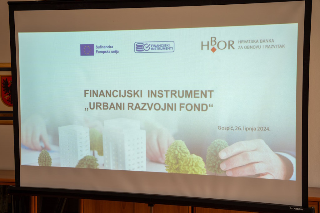Hrvatska banka za obnovu i razvitak i Ministarstvo regionalnog razvoja pokreću urbani razvojni fond za projekte u Ličko-senjskoj županiji